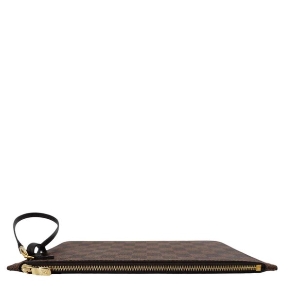 Louis Vuitton  Neverfull Wristlet Damier Ebene Pouch Brown - Picture 4 of 12
